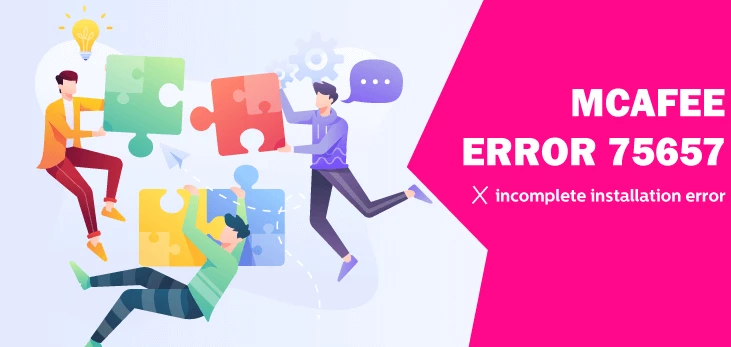 What is McAfee error 76567?