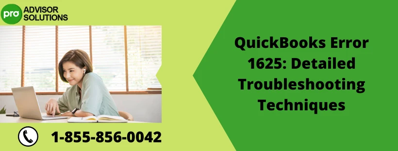 Easy Steps to Fix QuickBooks Update Error 1625