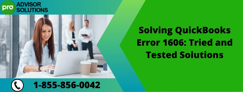 Quick Way to Fix QuickBooks Error Code 1606