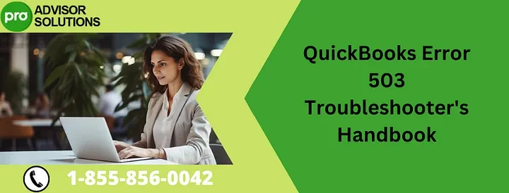 How to Rectify QuickBooks Error Message 503