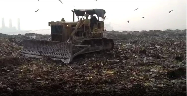 Bulldozer for Landfill Management
