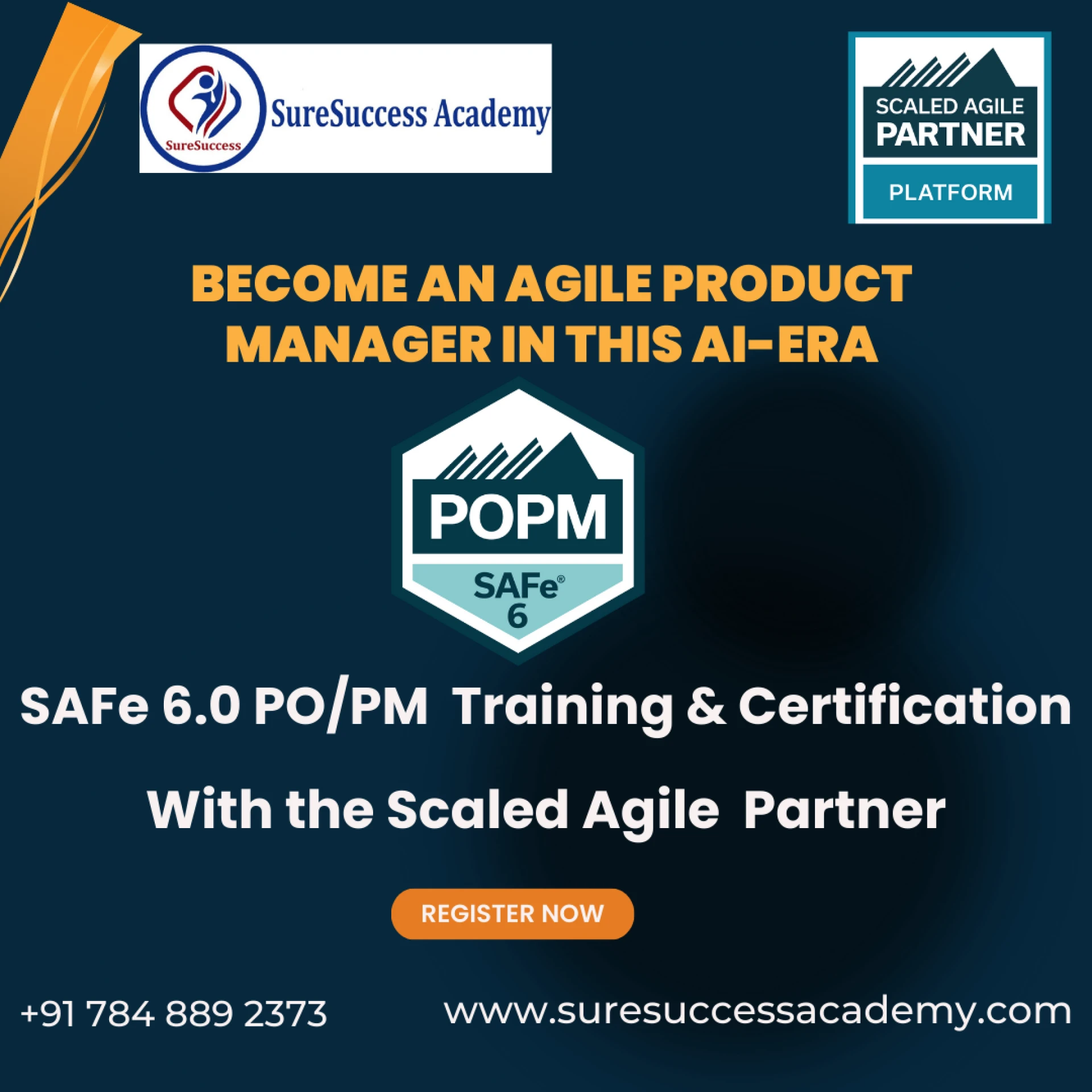 SAFe POPM Certification in Bangalore | SureSuccess Academy
