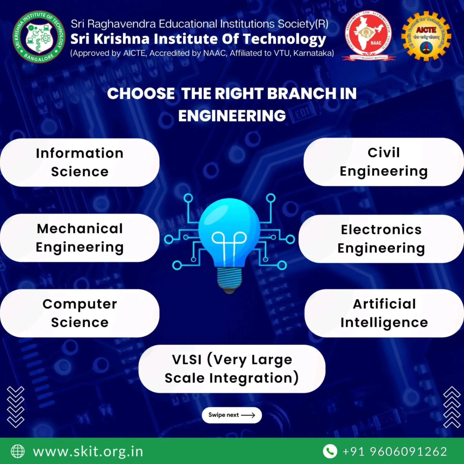 Premier Engineering Programs at Sri Krishna Institute of Technology (SKIT), Bangalore
