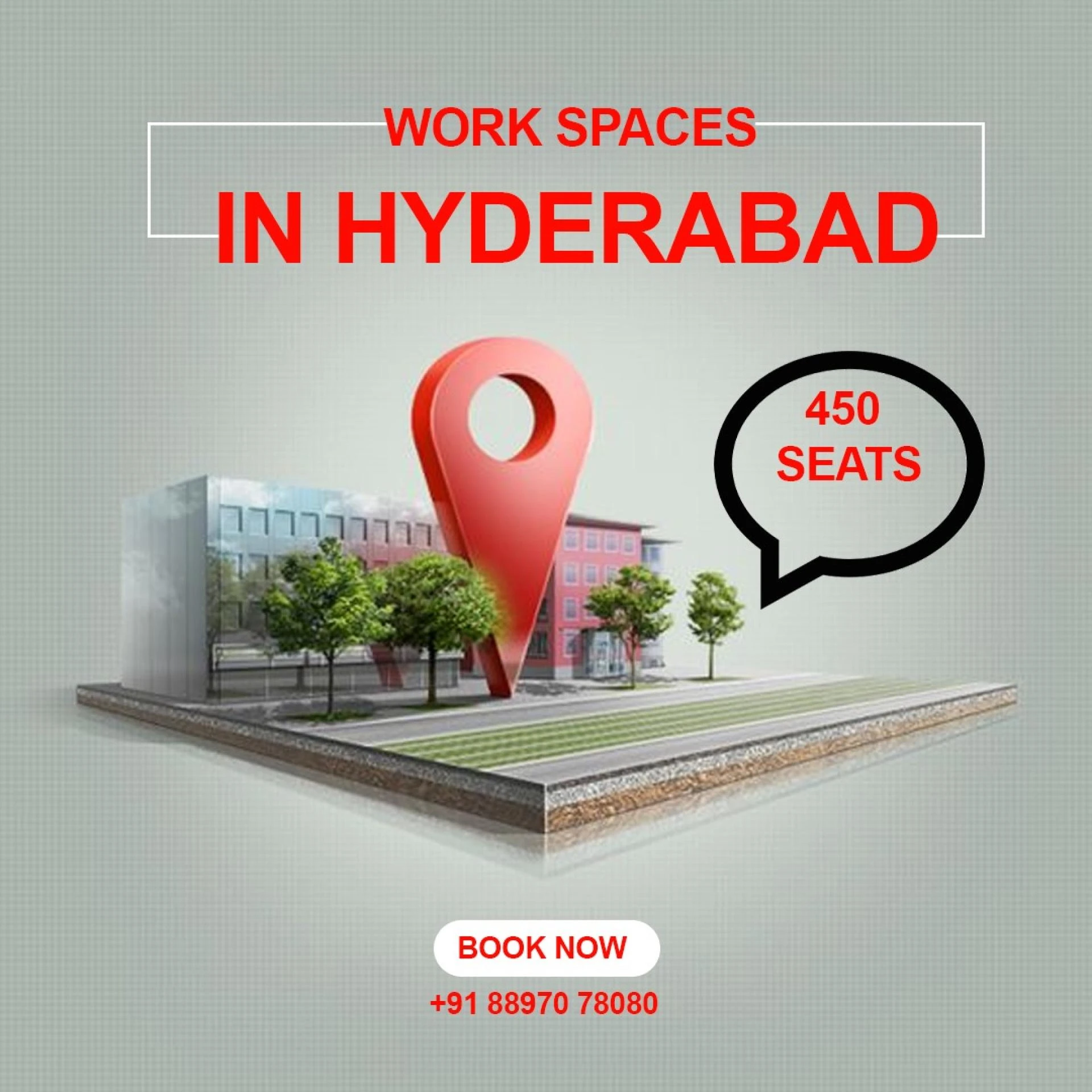 Work Spaces in Hyderabad - Inspire Coworking Space