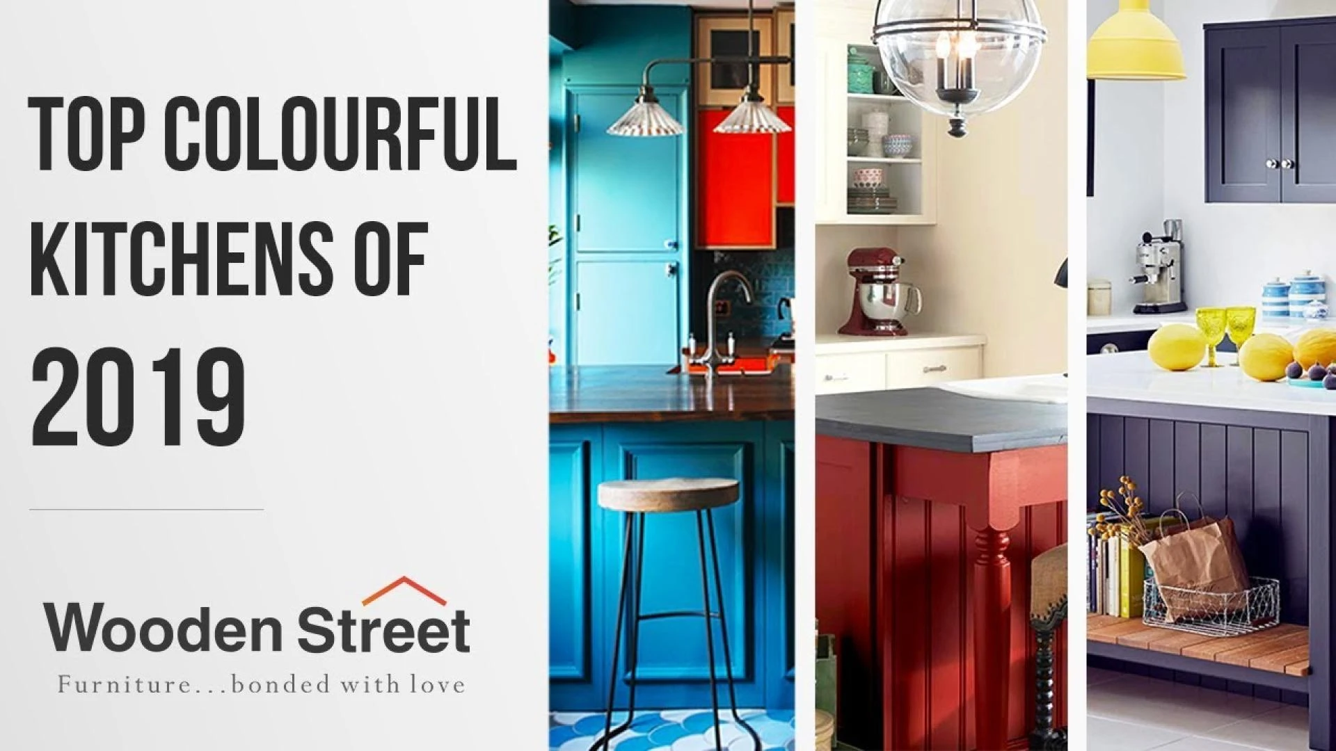 Top 17 Colourful &amp; Small Kitchen Designs of 2019 @ Low budget