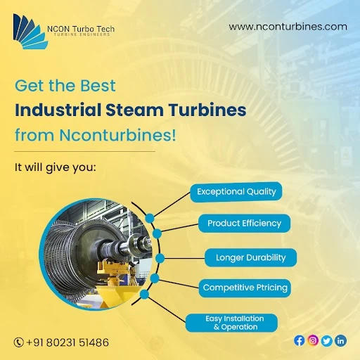 Reliable Steam Turbine Spare Parts Supplier in India - Nconturbines.com