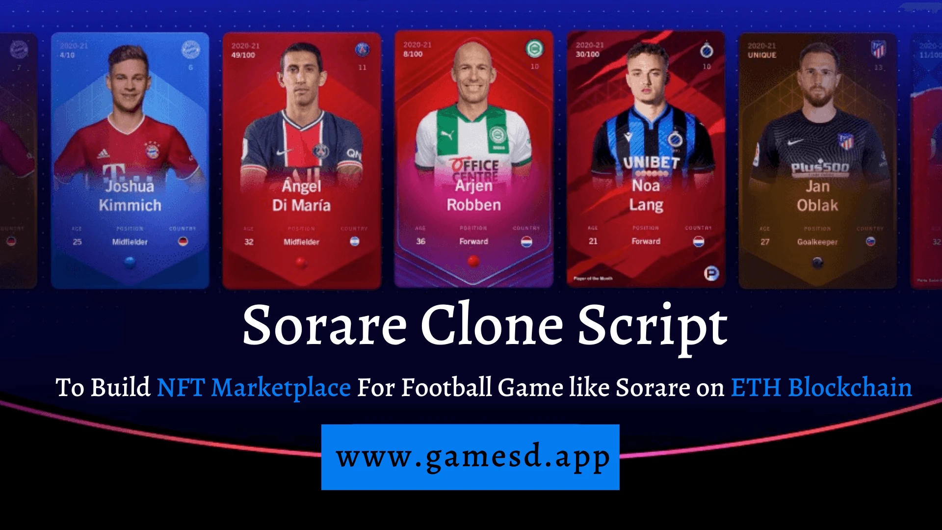 Build NFT Marketplace Like Sorare on ETH Blockchain | Gamesdapp