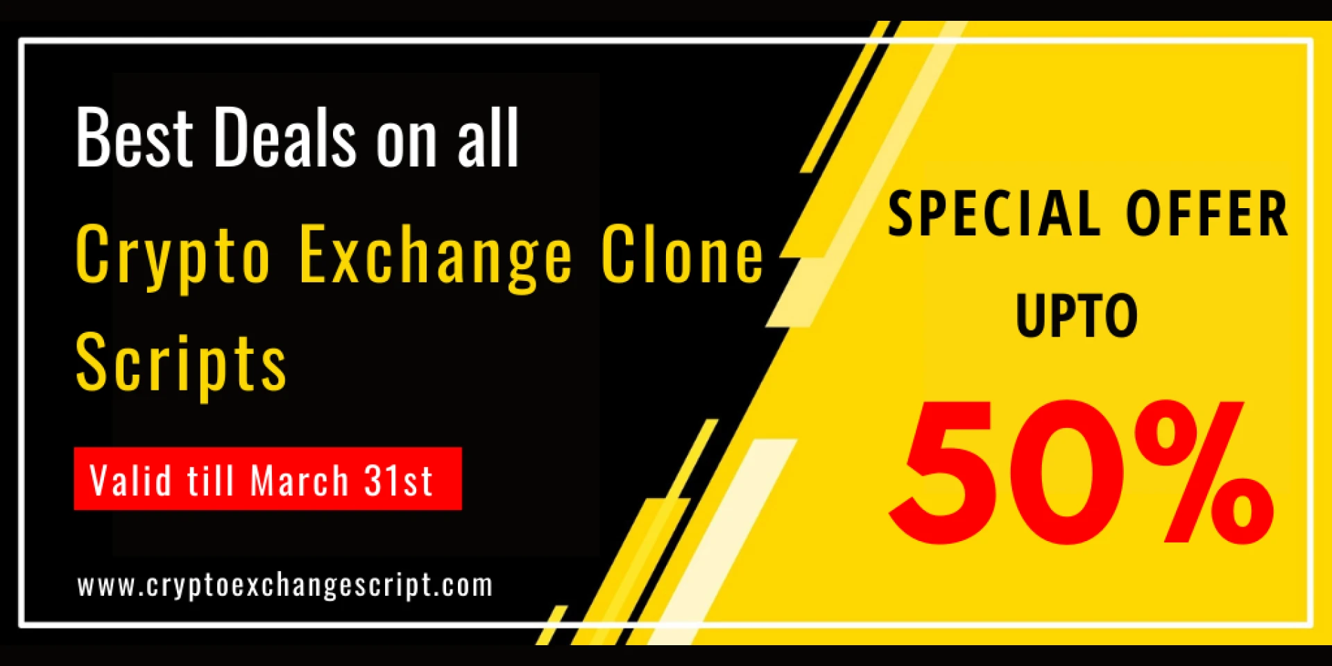 Avail Special Offer upto 50 % for all Crypto Exchange Clone Scripts