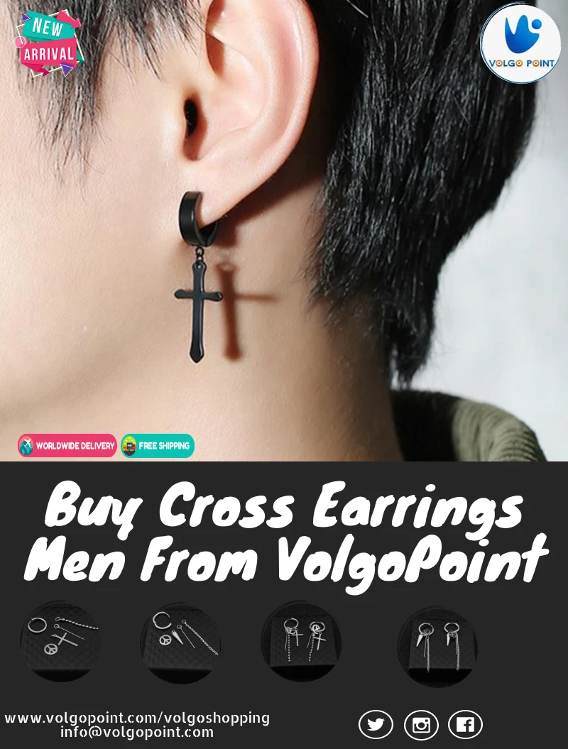 Pick the Best Cross Earrings Men