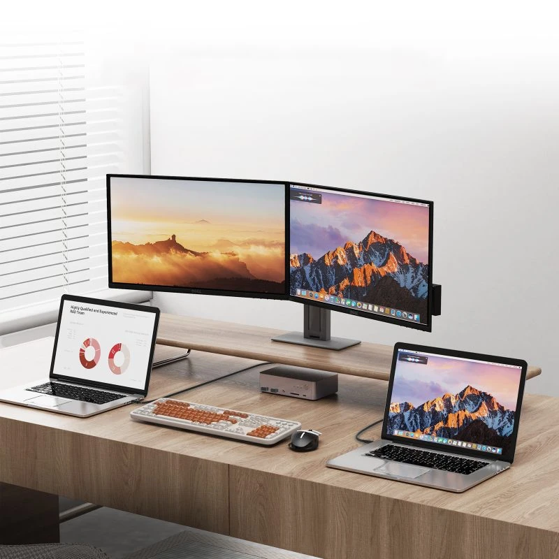 How to Connect Your Work Laptop and Home Laptop to 2 Monitors?