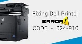 How To Fix Dell Printer Error Code 024-910?