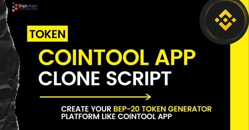 Cointool App Clone Script To Create Your Bep20 Token Generator Platform Like Cointool app