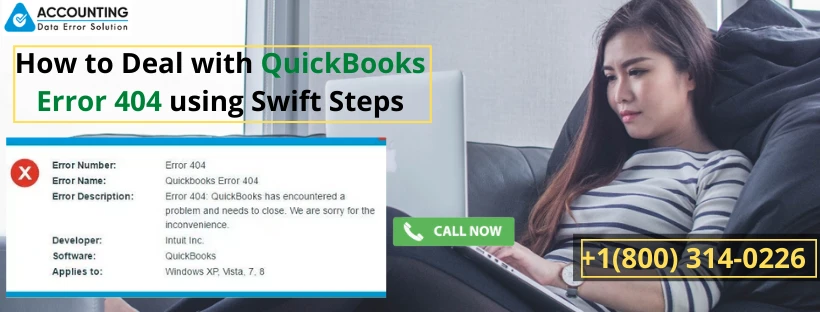 Resolve QuickBooks Error 404 with Quick Methods