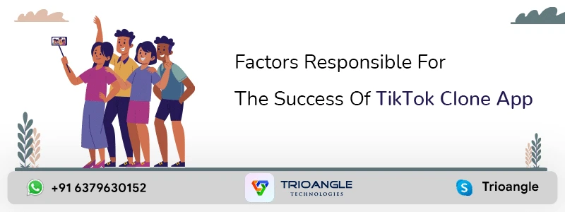 Factors responsible for the success of TikTok clone app