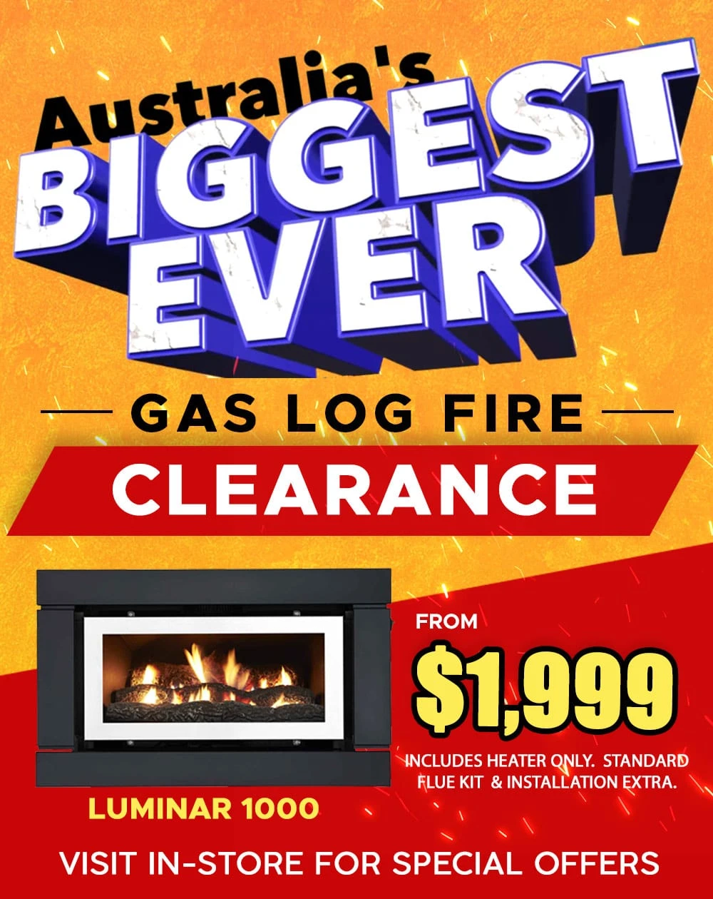 Best Offers on Free Standing Gas Heaters and Gas Log Fires