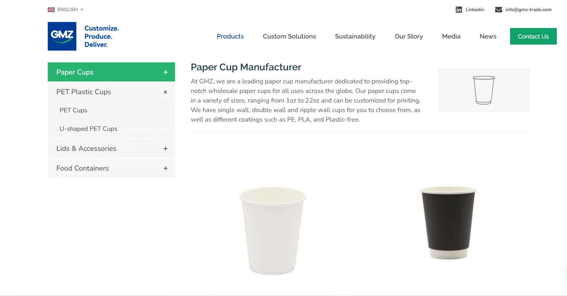 Paper Cup Manufacturer