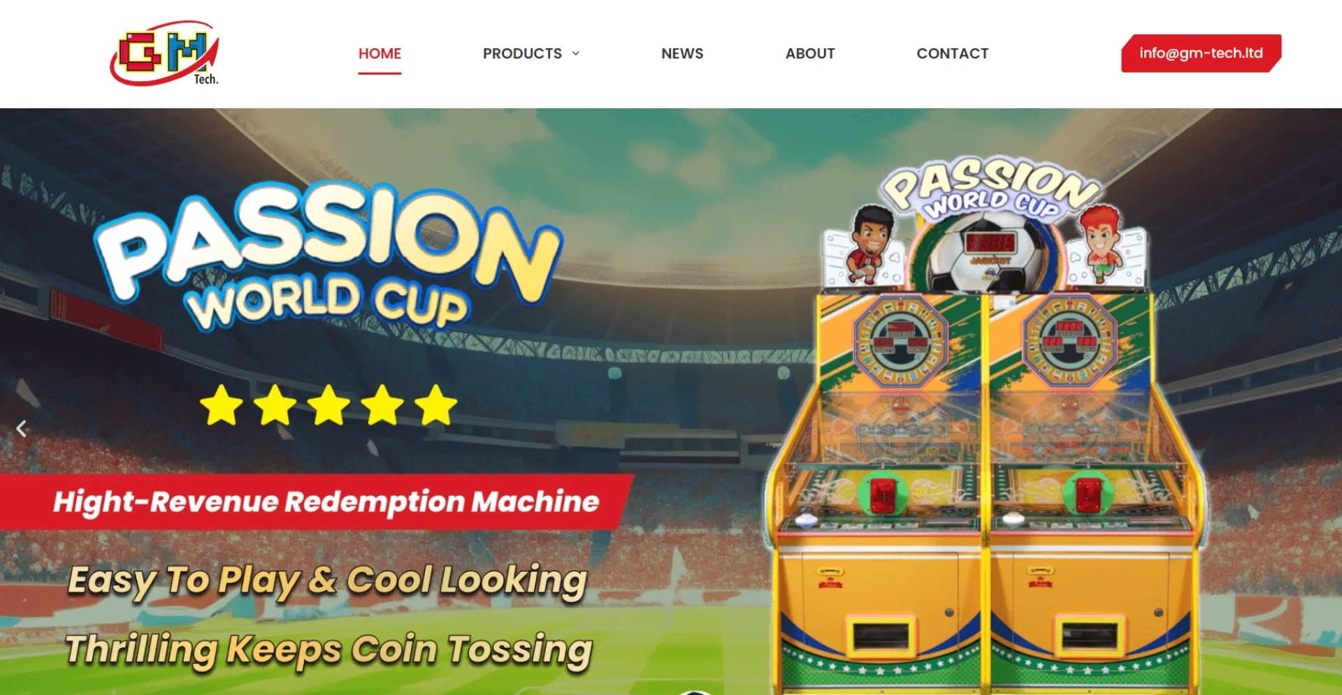 Premier Arcade Game Machine Manufacturer