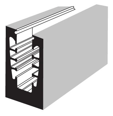 Base shoe glass railing systems
