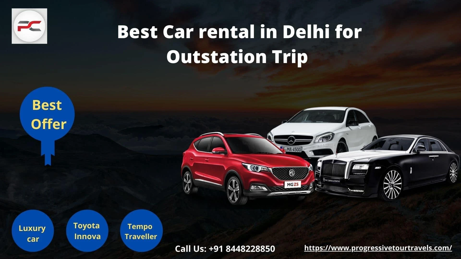 Best Car rental in Delhi for Outstation Trip