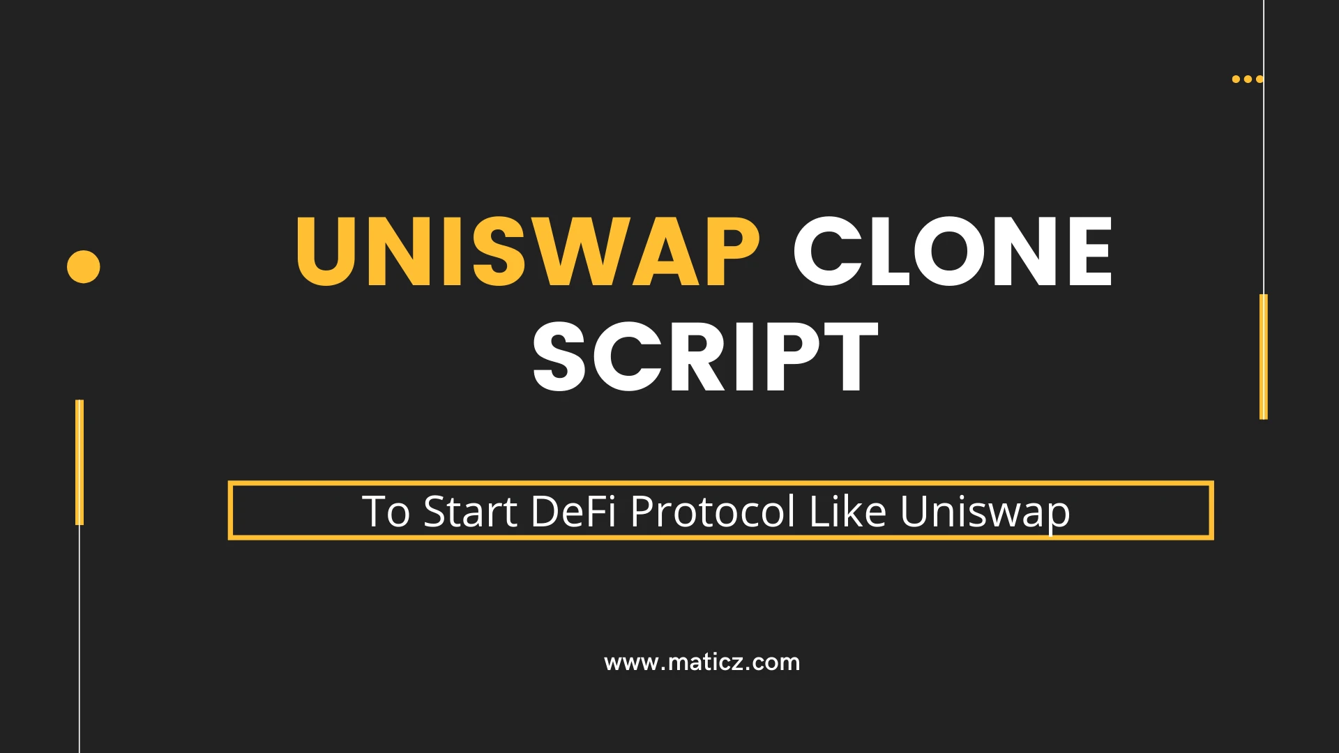Uniswap Clone Script - Start Your Own