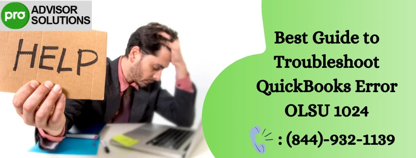 What is QuickBooks error OLSU 1024| Fix it within simple solution