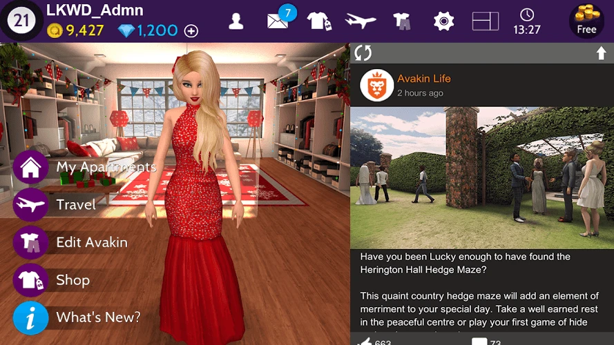 Avakin Life – 3D Virtual World MOD Free Build All Items