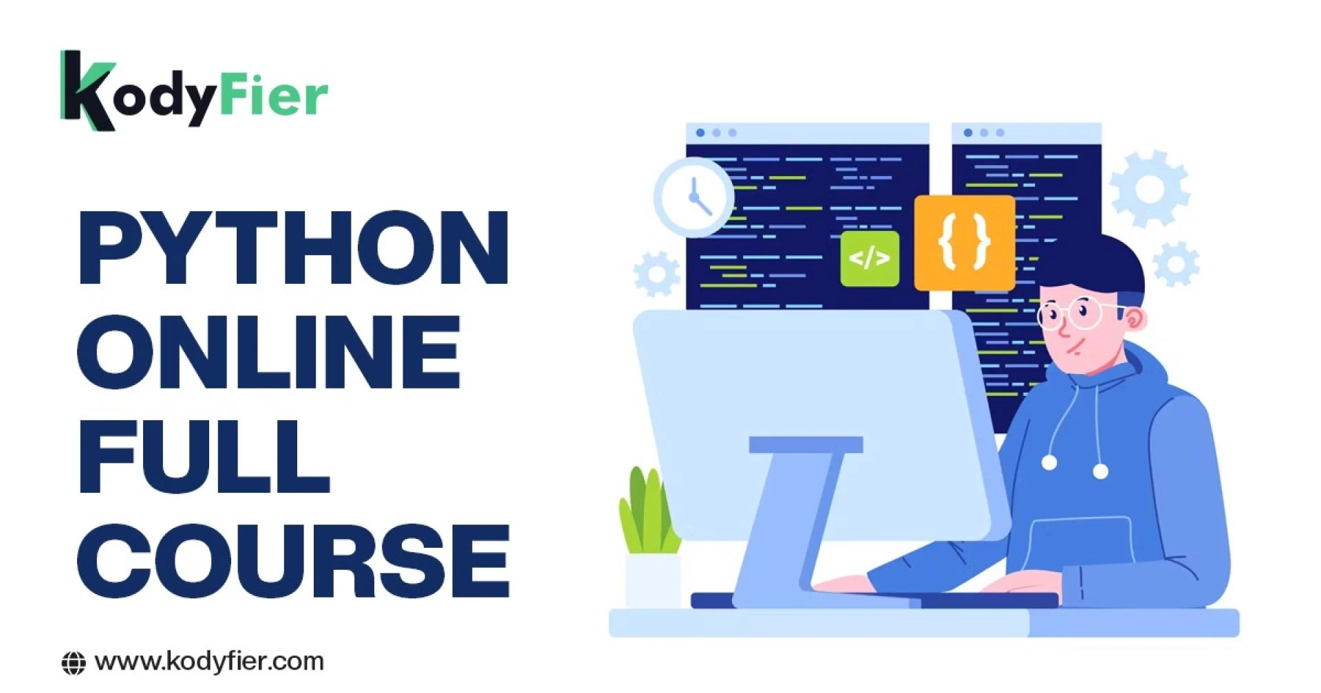 Master Python Programming with Kodyfier's Comprehensive Online Full Course