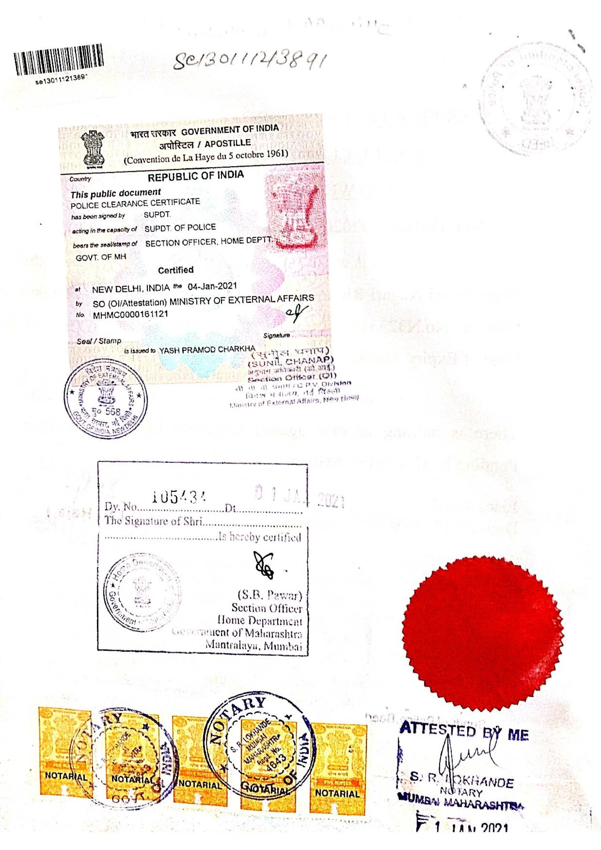 Embassy Attestation in Mumbai