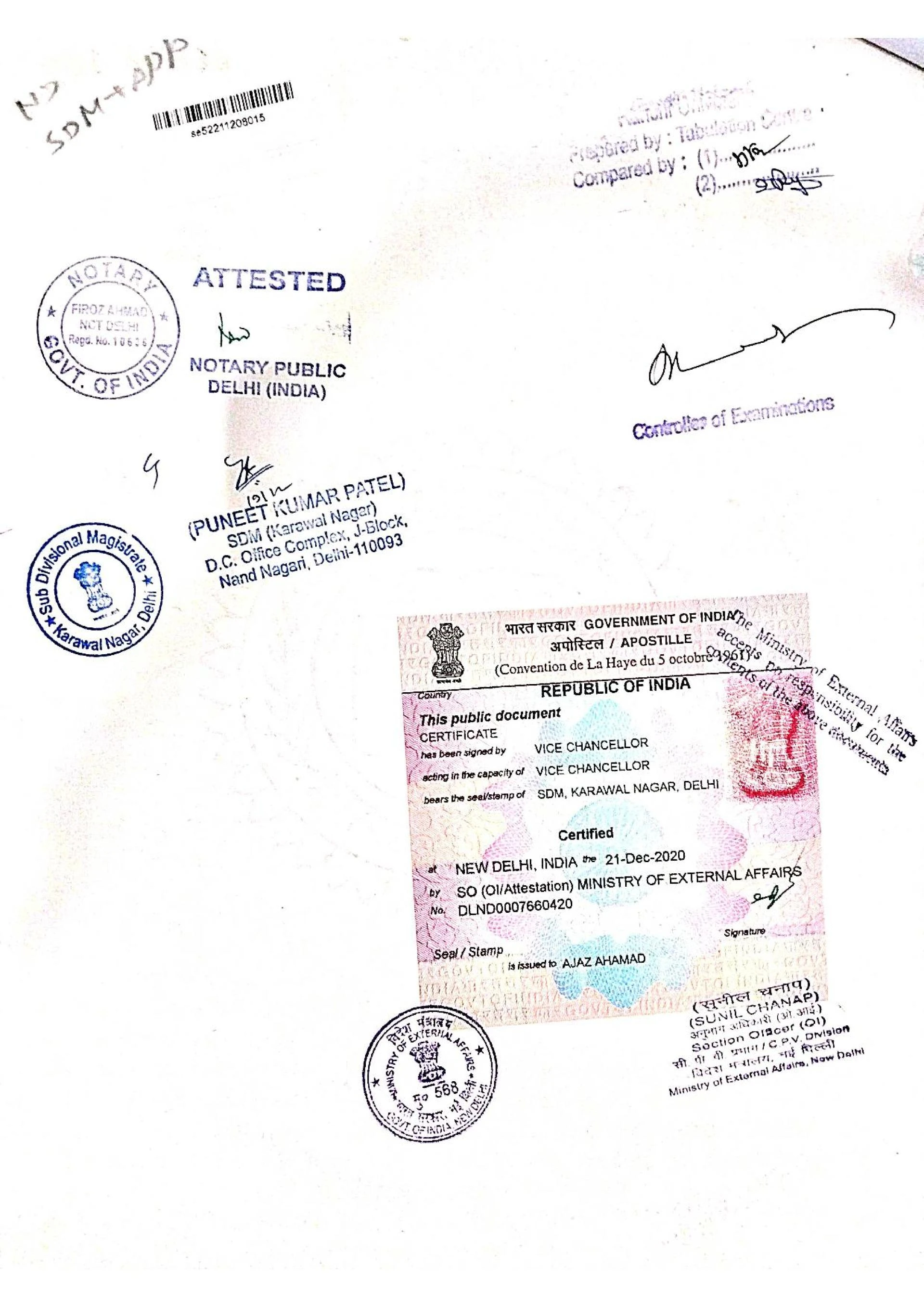 Qatar embassy attestation in mumbai