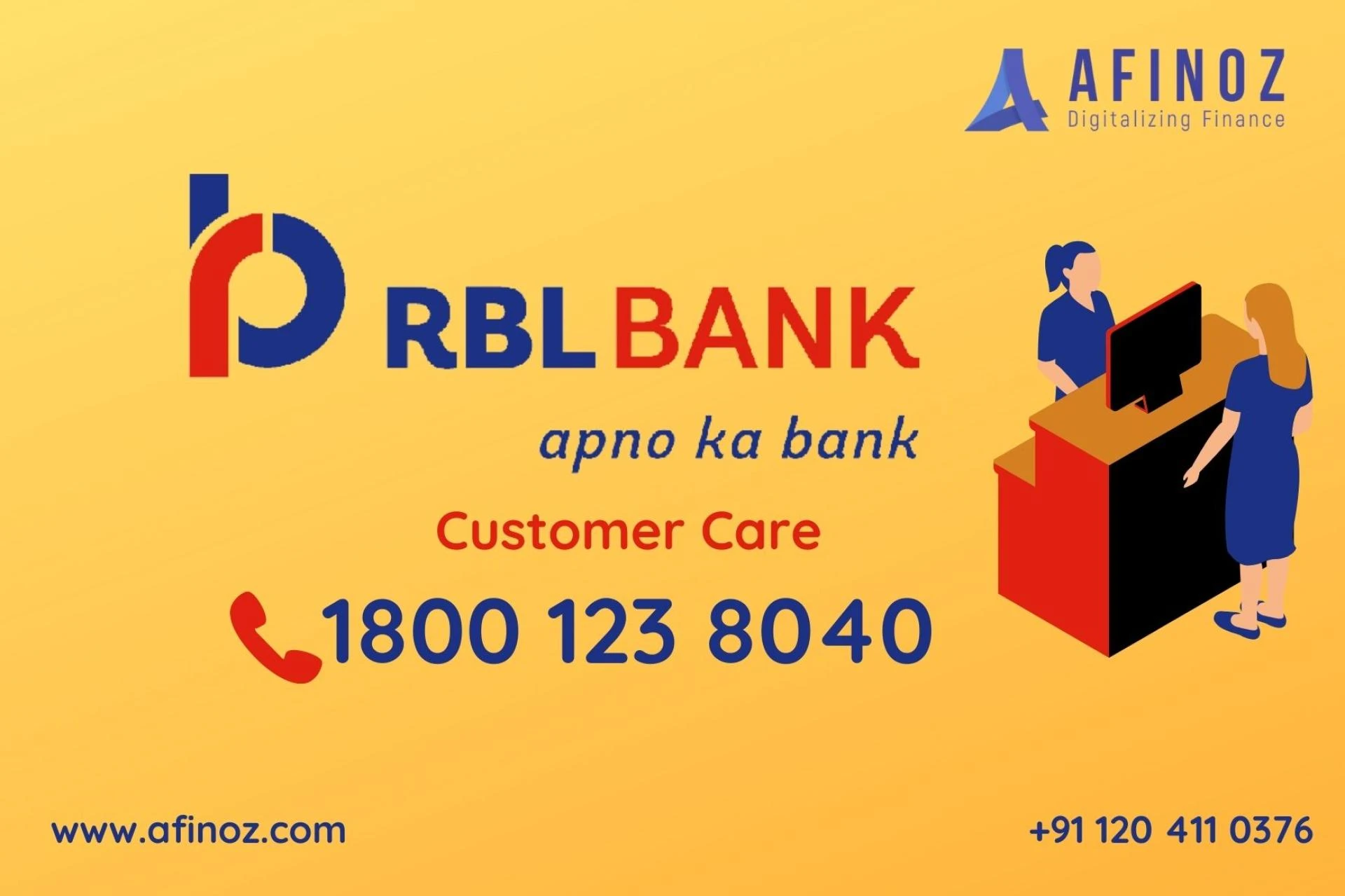 RBL Bank Personal Loan Customer Care Number