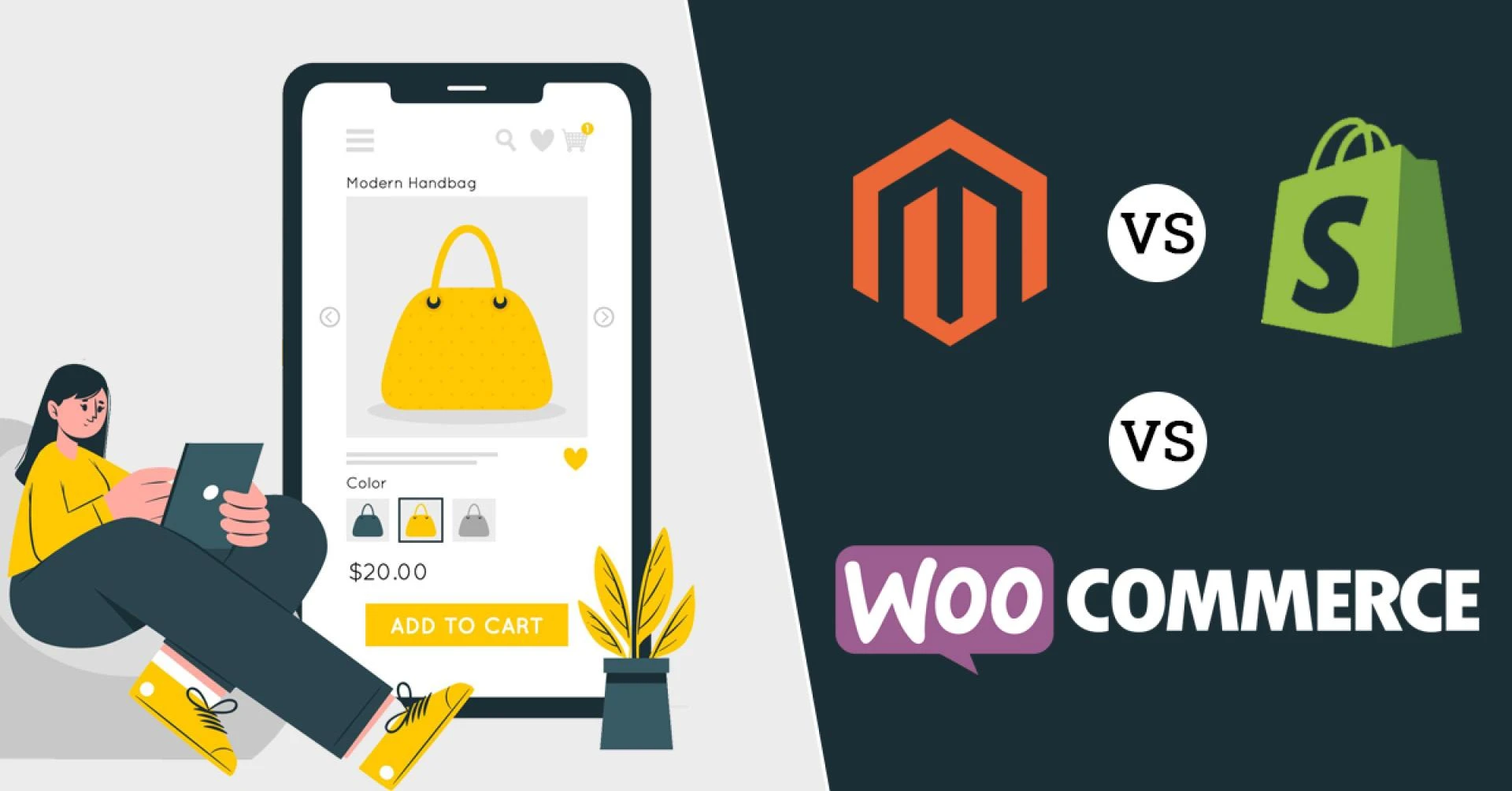 Launching your eCommerce store? How to choose the right platform between Magento, Shopify &amp; WooComme
