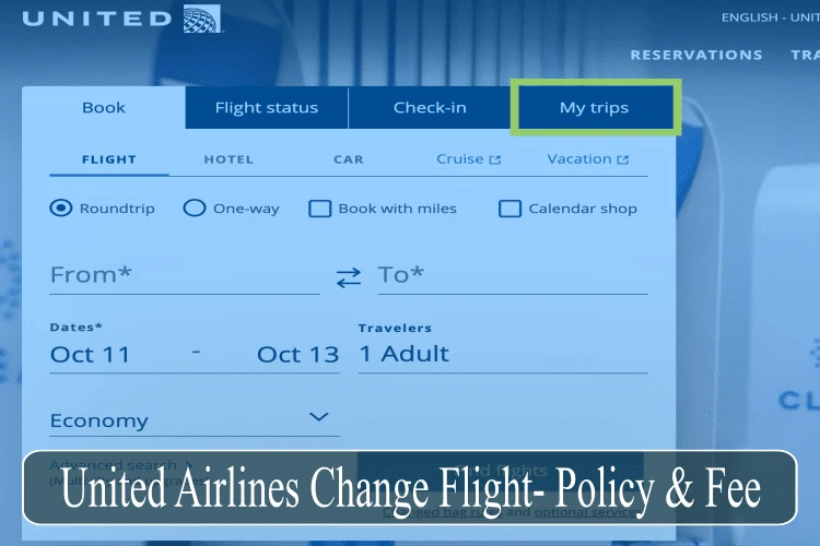 United Airlines Flight Change: Change flight on the fly