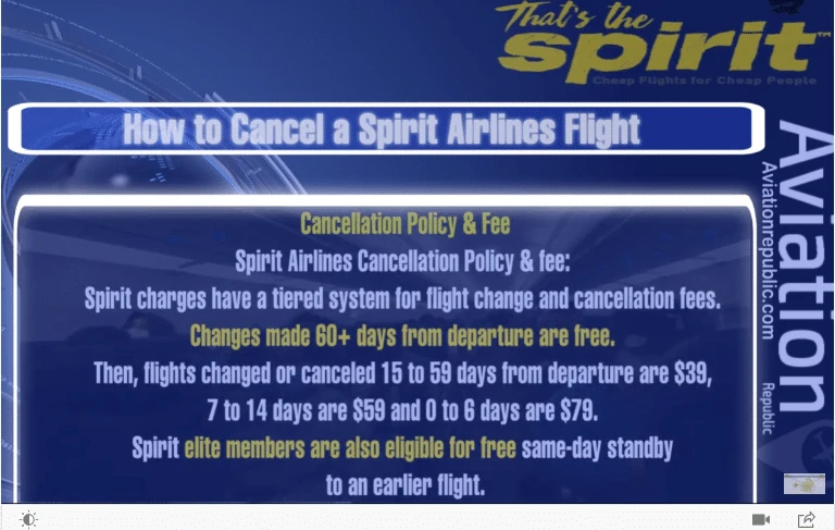 How to Cancel a Spirit Airlines Flight: Cancellation Policy &amp; Fee