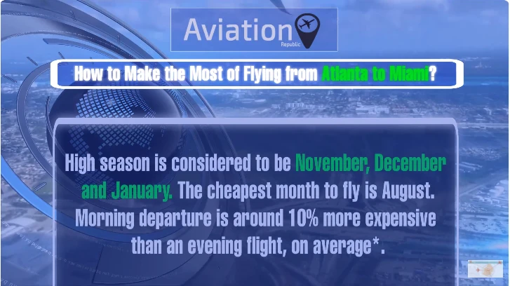 Flying from Atlanta to Miami: Things to keep in mind