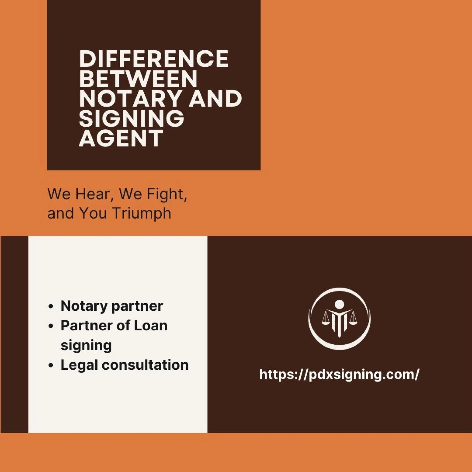 Difference Between Notary Public And Signing Agent