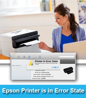 Why Epson Printer is in an error state?
