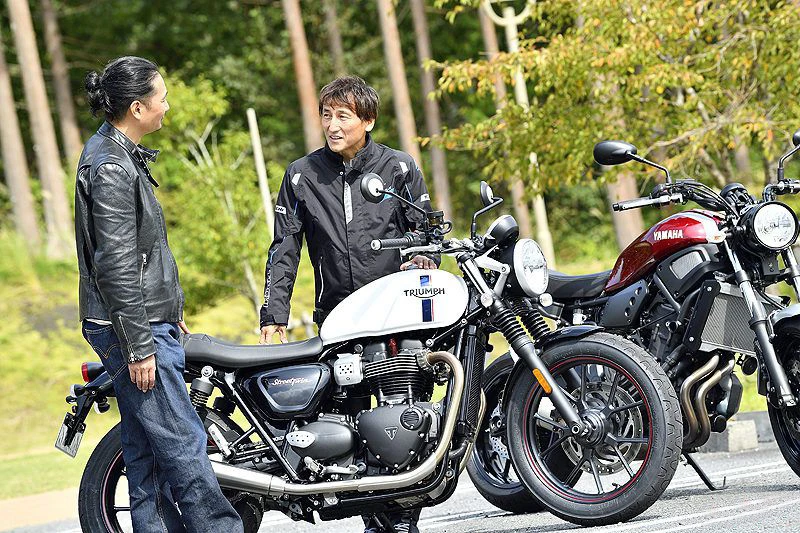 Fùgǔ shílì pài yǎmǎhā XSR700/kǎixuán Street Twin duìbǐ píngcè jìnnián lái xīn gǔdiǎn chē kuǎn jíwéi xīngshèng, qízhōng zuì yǐn rén zhùmù dì biàn shì chuántǒng Bonneville fēnggé yǐjí fǎngfú XS-1 chóng
