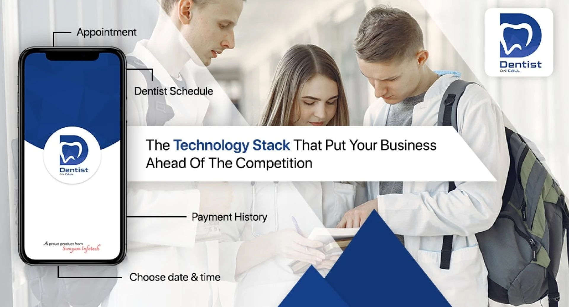 Technology Stack for a dentist appointment booking application