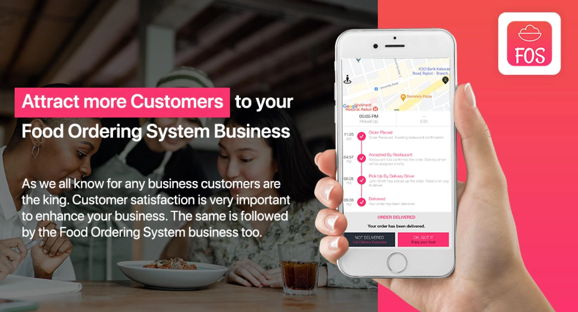 How can you attract more customers to your food ordering business?