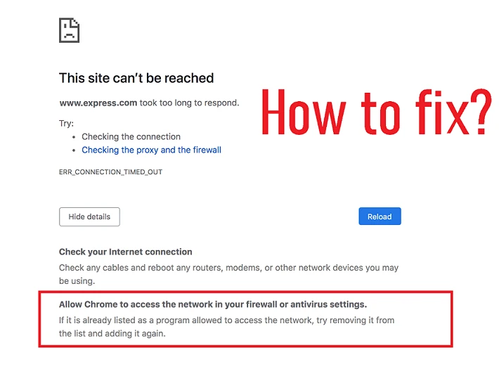 How To Allow Chrome To Access The Network In Your Firewall?