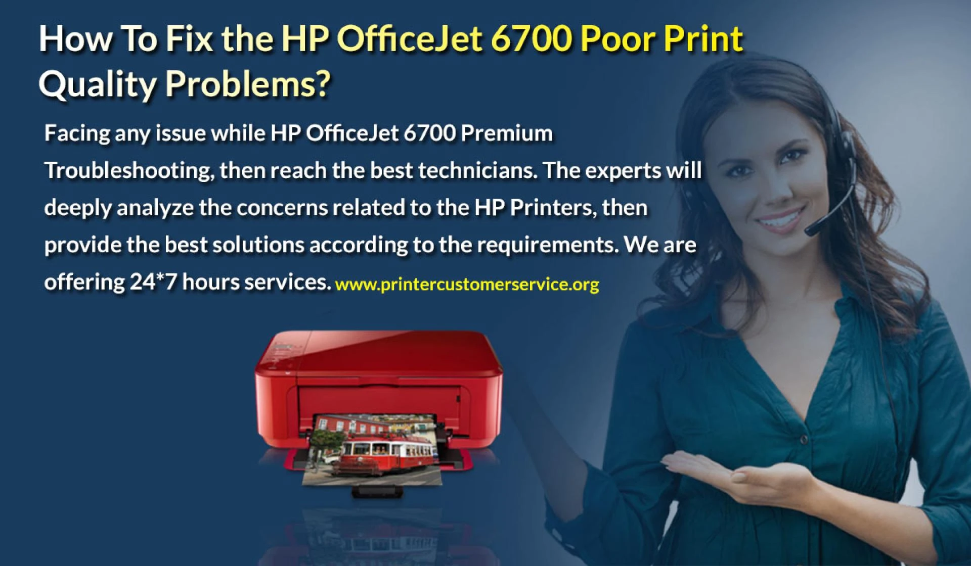 How To Fix The Hp Officejet 6700 Poor Print Quality Problems?