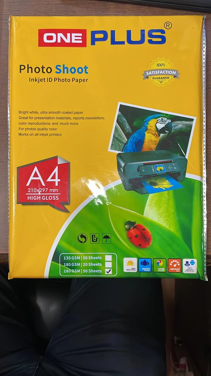 Glossy Photo Paper Stickers, Button Envelopes, and More: Unbeatable Prices at OnePlusFiles