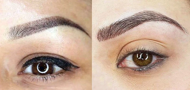 Difference between Powder brows New York &amp; Microblading New York