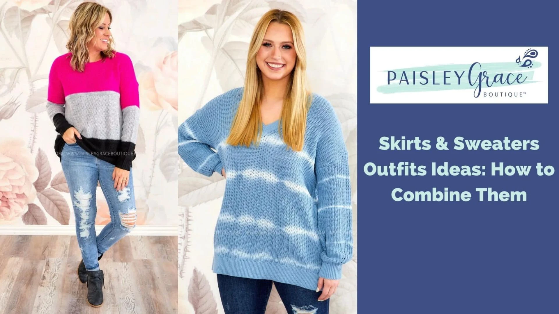 Skirts &amp; Sweaters Outfits Ideas: How to Combine Them