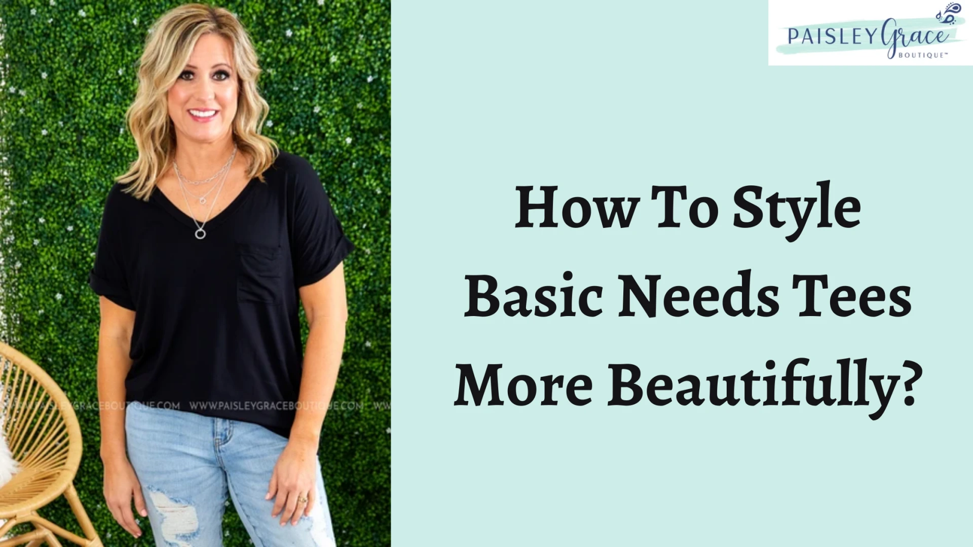 How To Style Basic Needs Tees More Beautifully?