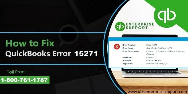Fixation of QuickBooks Error 15271 (Payroll Update Error)