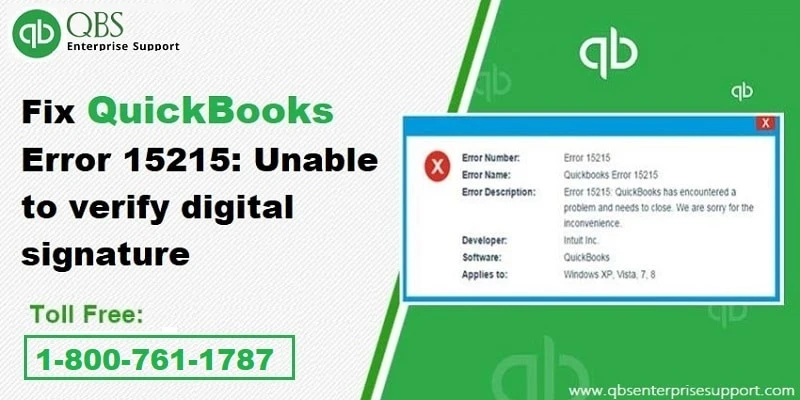 What is the Solution of QuickBooks Update Error Code 15215?