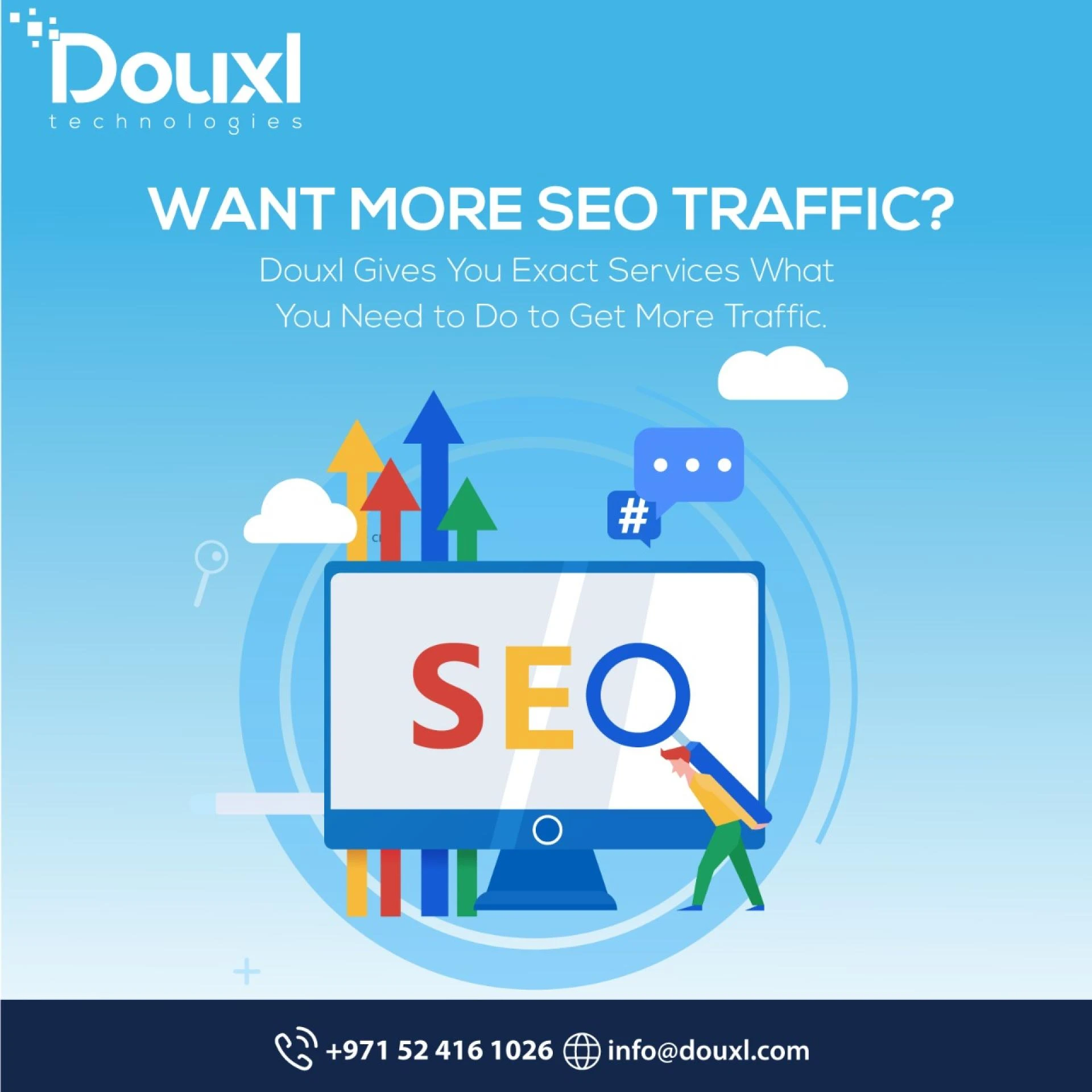 SEO Dubai is a Reliable Online Marketing Agency in the UAE - Douxl Technologies