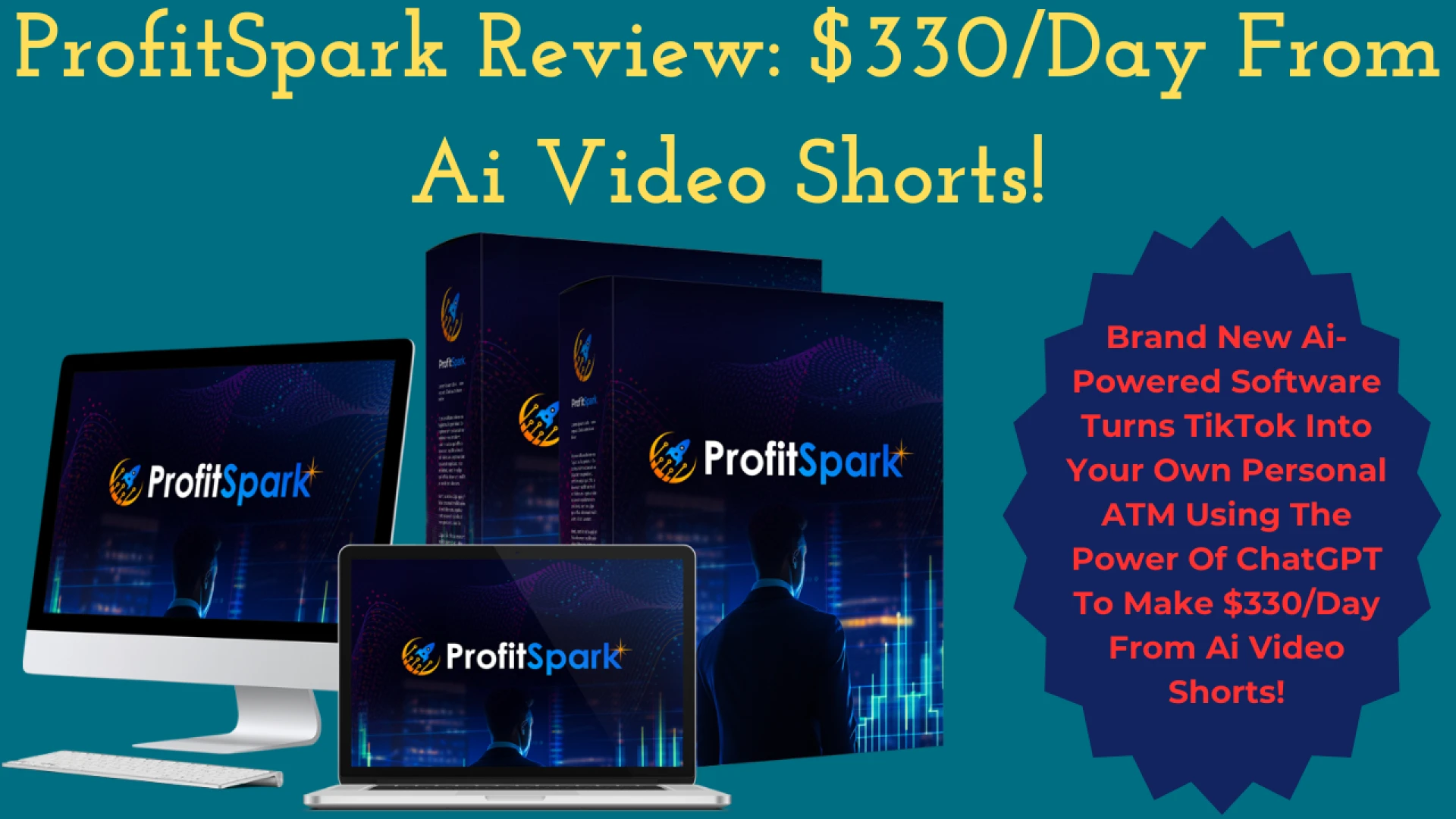 ProfitSpark Review: $330/Day From Ai Video Shorts!