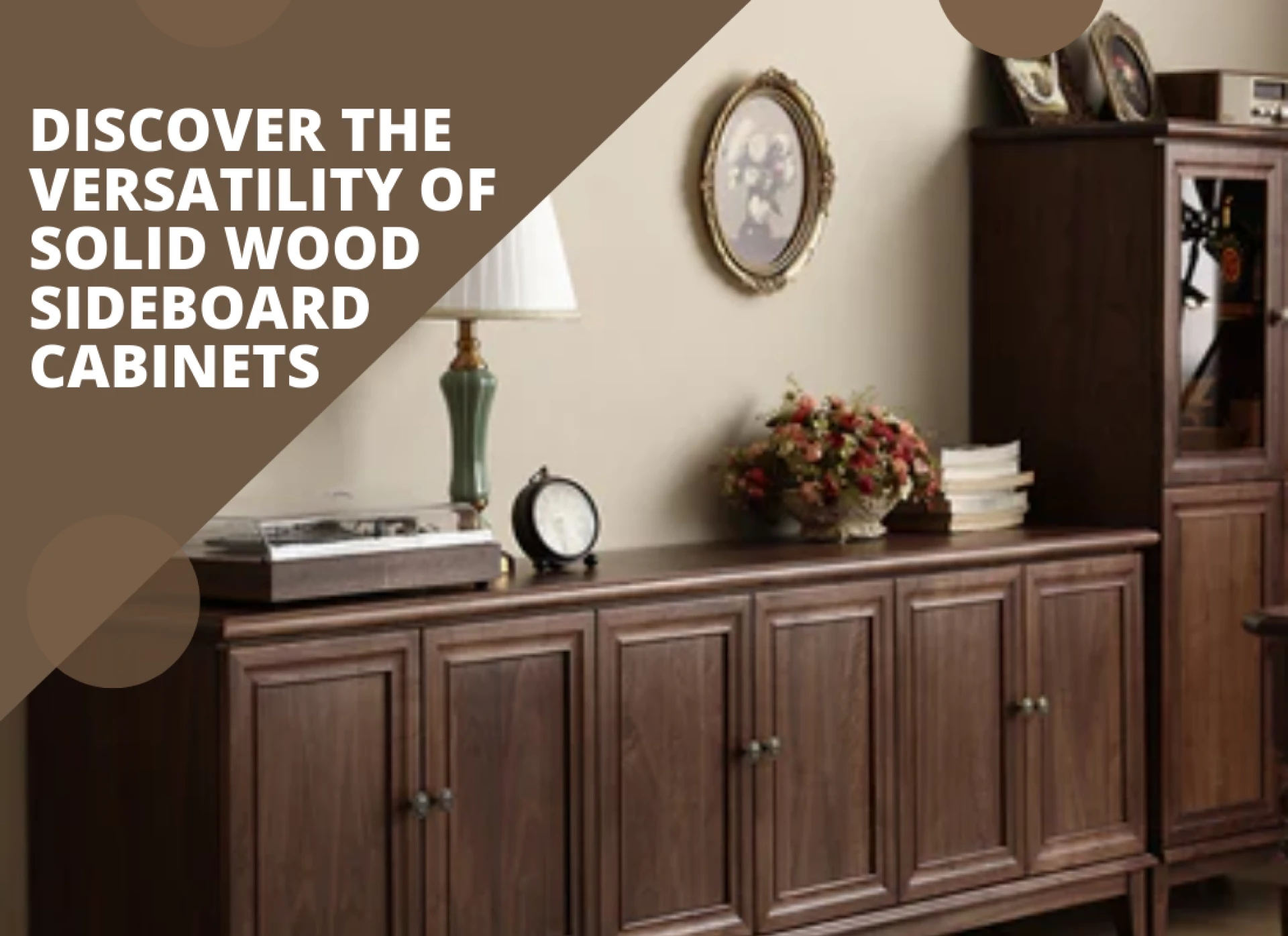 Enhance Your Home Decor: Discover the Versatility of Solid Wood Sideboard Cabinets